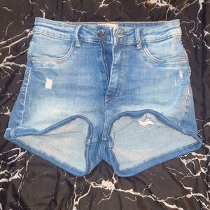 Denim shorts
